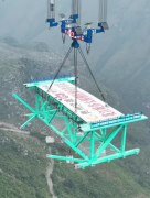 貴州花江峽谷大橋建設取得重要進